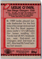 1990 Topps Leslie O'Neal #386