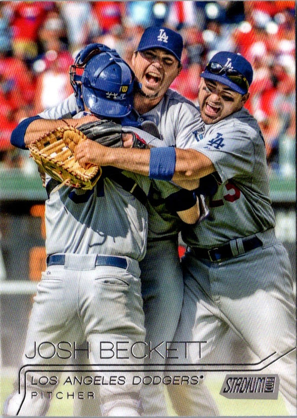 2015 Stadium Club Josh Beckett #240