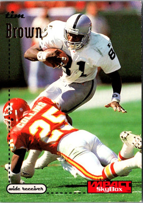 1996 SkyBox Impact Tim Brown #102