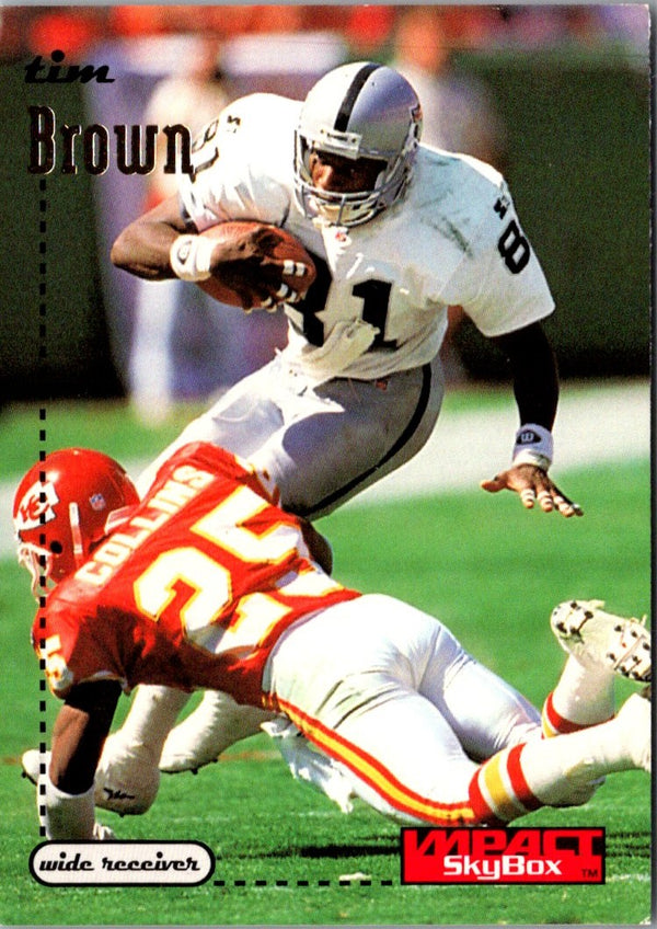 1996 SkyBox Impact Tim Brown #102
