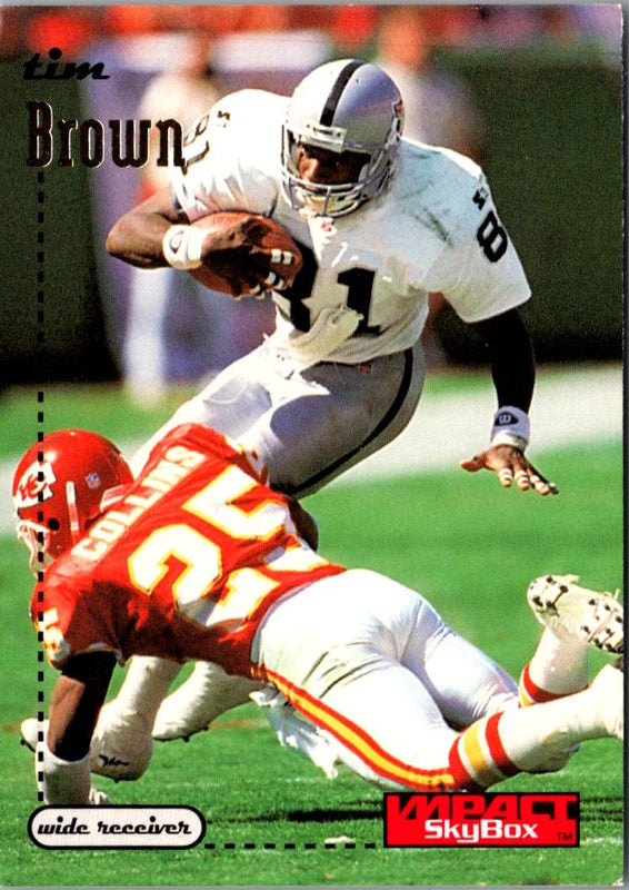 1996 SkyBox Impact Tim Brown #102