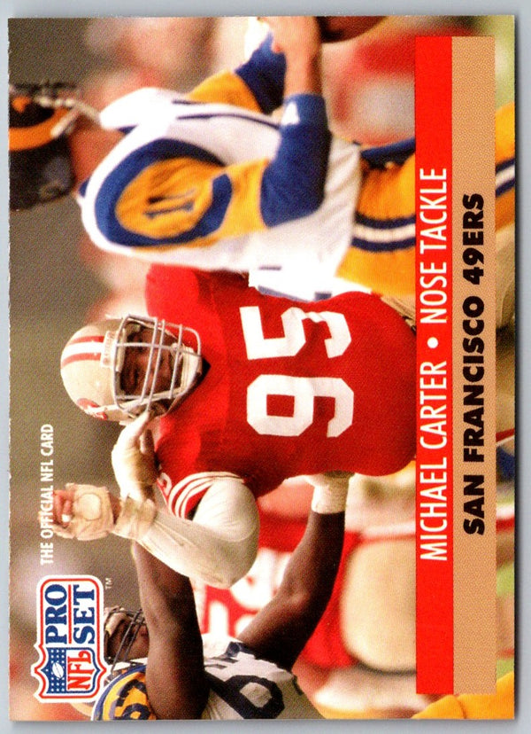 1991 Pro Set Michael Carter #290