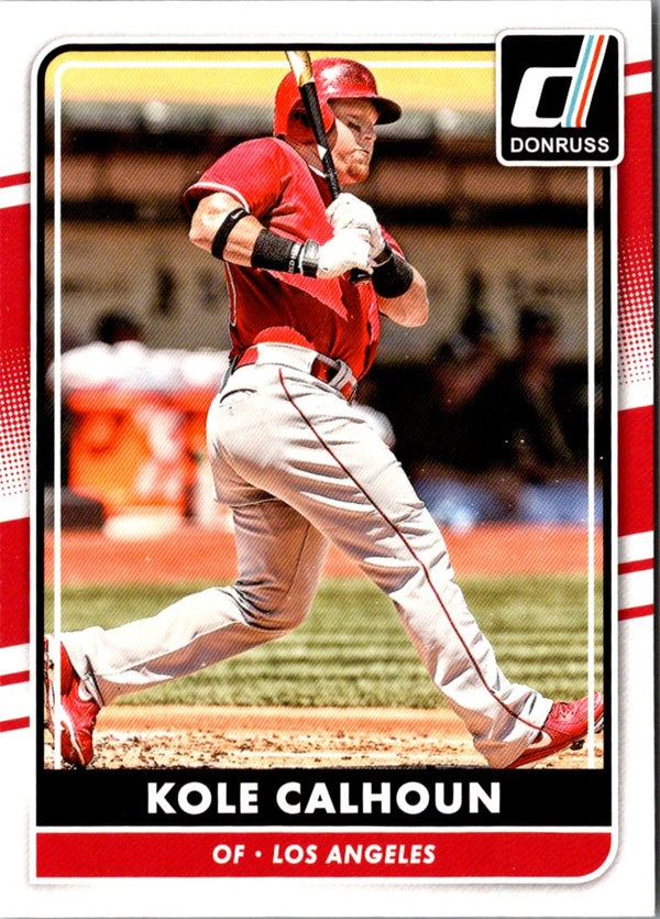 2016 Donruss Kole Calhoun #77