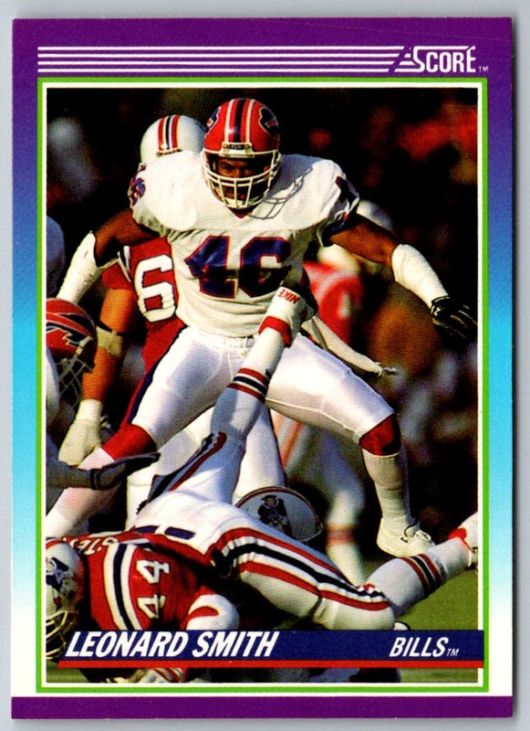 1990 Score Leonard Smith #190