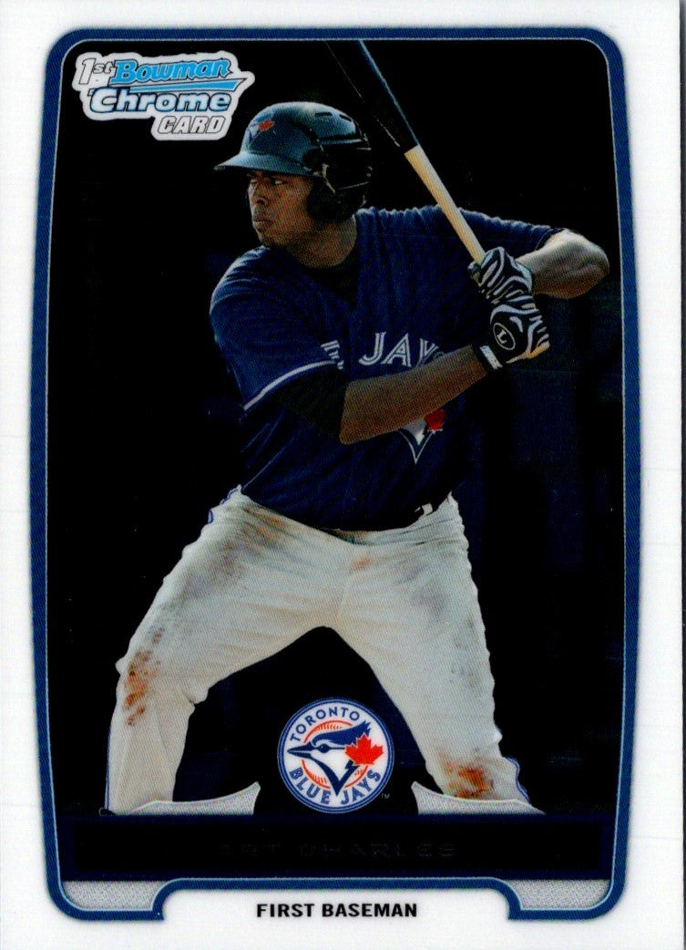 2012 Bowman Chrome Prospects Art Charles