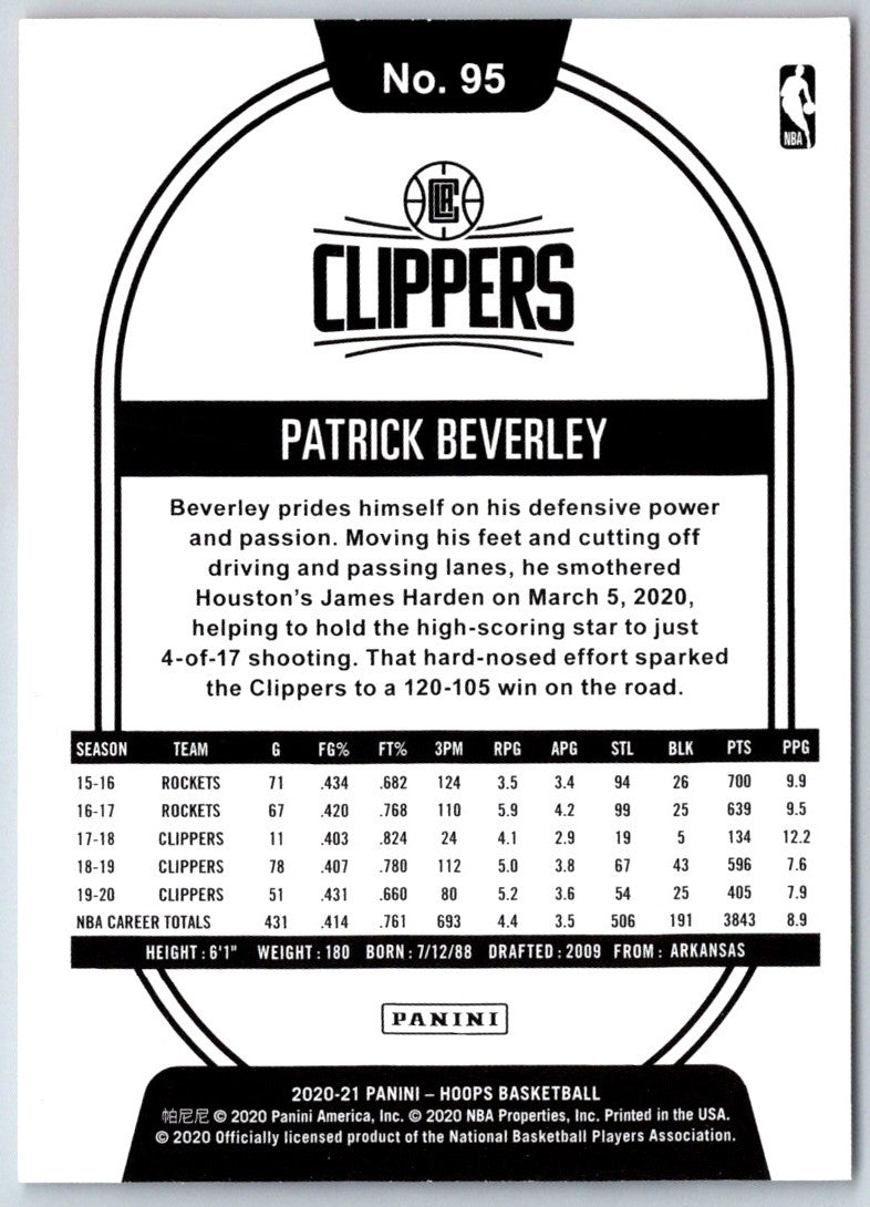 2019 Hoops Patrick Beverley