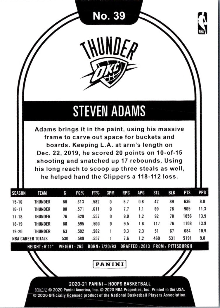 2019 Hoops Steven Adams