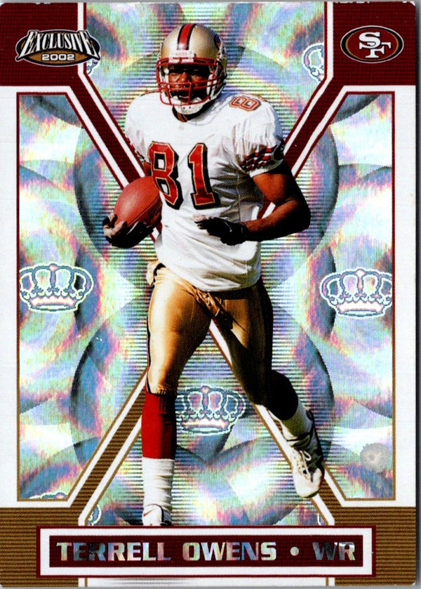2002 Pacific Exclusive Gold Terrell Owens #157
