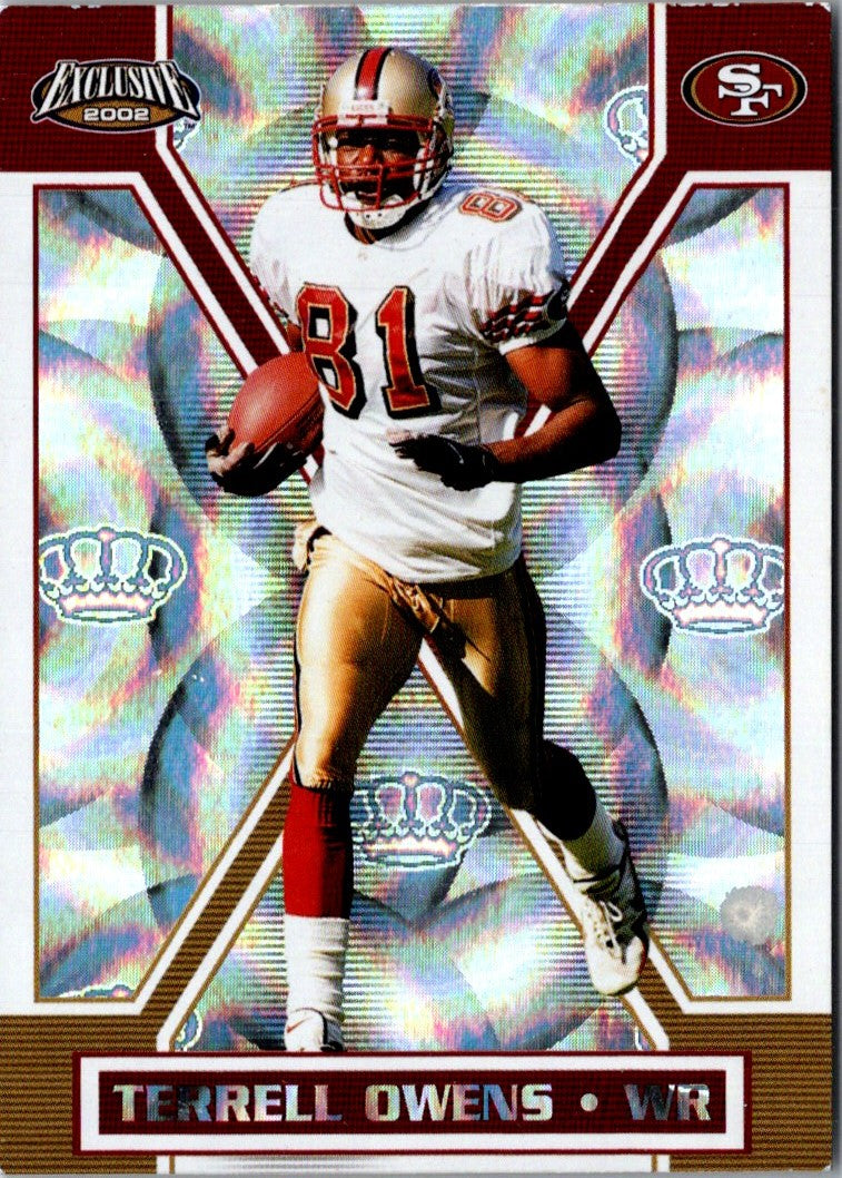 2002 Pacific Exclusive Gold Terrell Owens