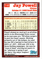 1994 Topps Jay Powell #745 Rookie