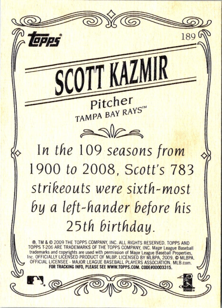 2009 Topps 206 Scott Kazmir