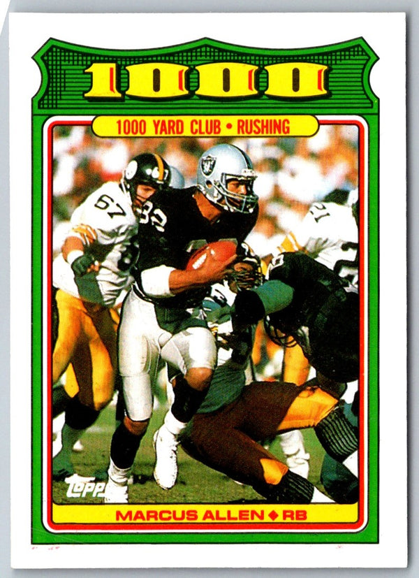 1988 Topps 1000 Yard Club Marcus Allen #27