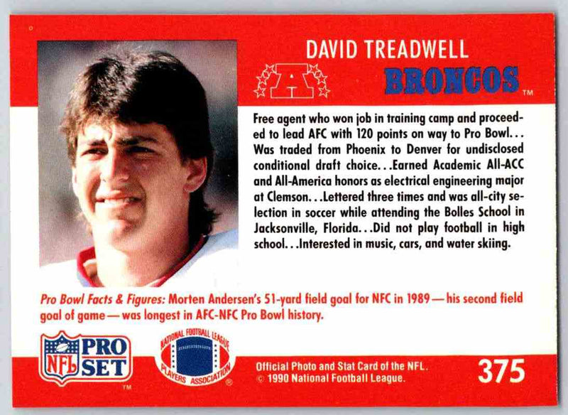 1990 Pro Set David Treadwell