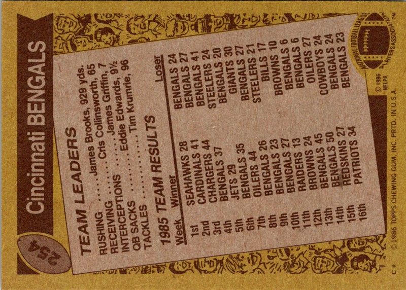 1986 Topps Boomer Esiason