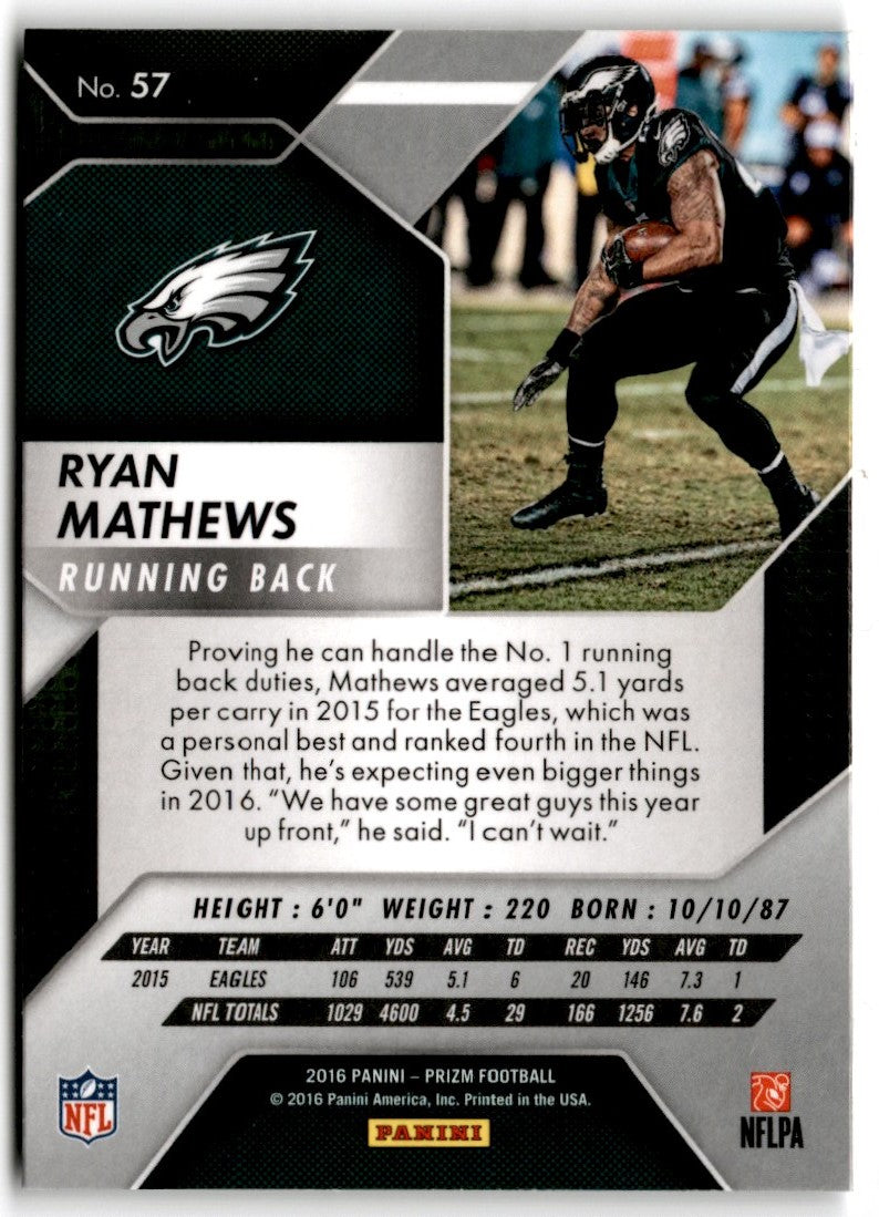 2016 Panini Prizm Ryan Mathews