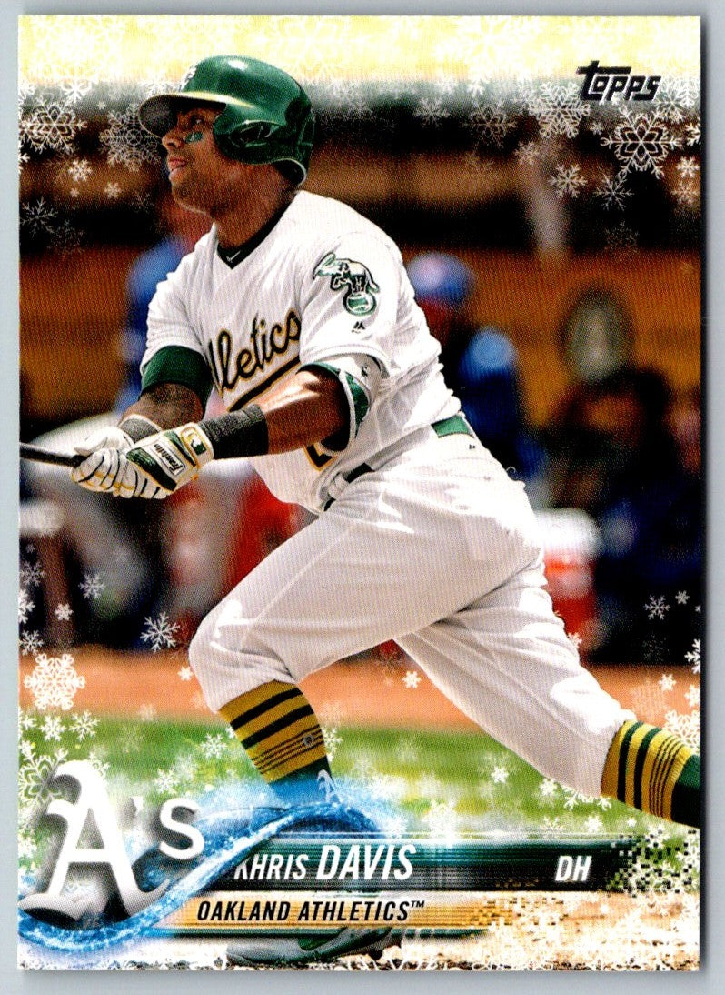 2018 Topps Holiday Khris Davis