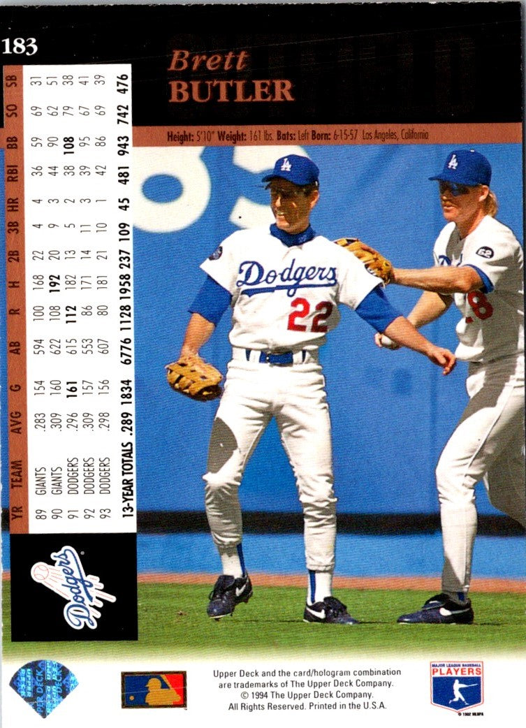 1994 Diamond Butler Brett