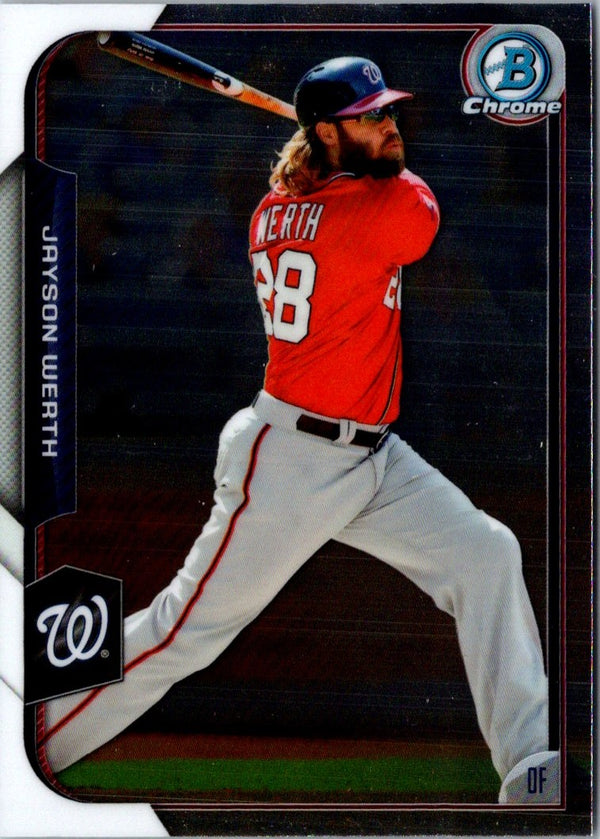 2015 Bowman Chrome Jayson Werth #99