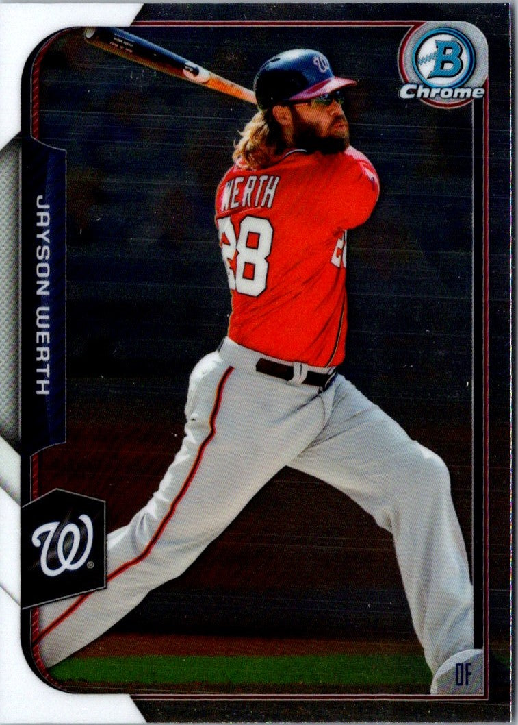 2015 Bowman Chrome Jayson Werth