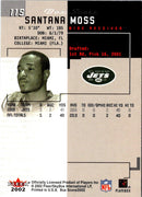 2002 Fleer Box Score Santana Moss