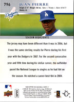 2008 Upper Deck Juan Pierre #796