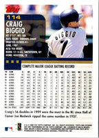 2000 Topps Opening Day Craig Biggio #114
