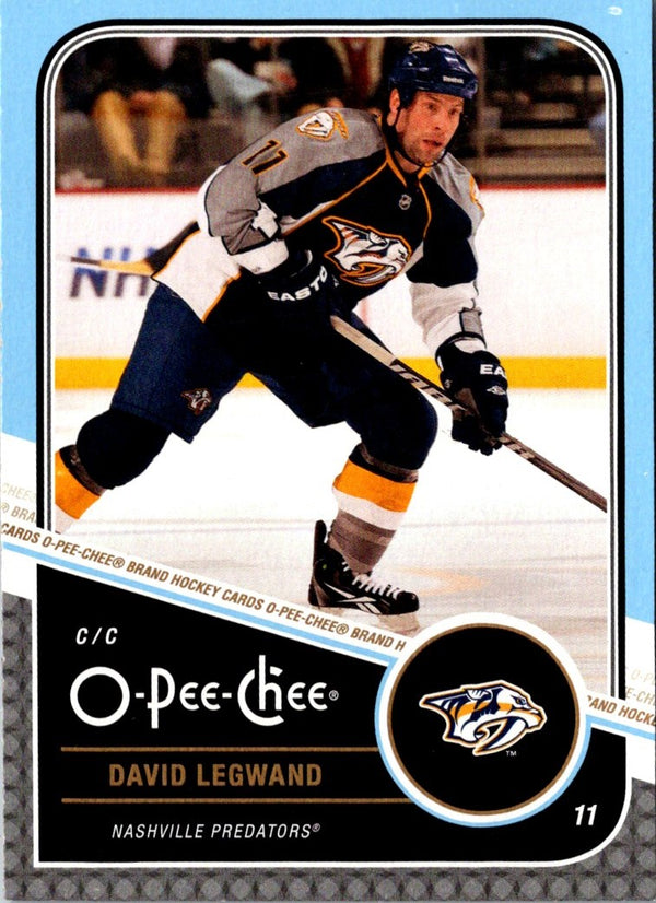 2011 O-Pee-Chee David Legwand #460