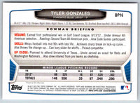 2014 Bowman Tyler Gonzales #BP16