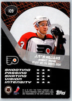 2000 Topps Stars Justin Williams #109 Rookie