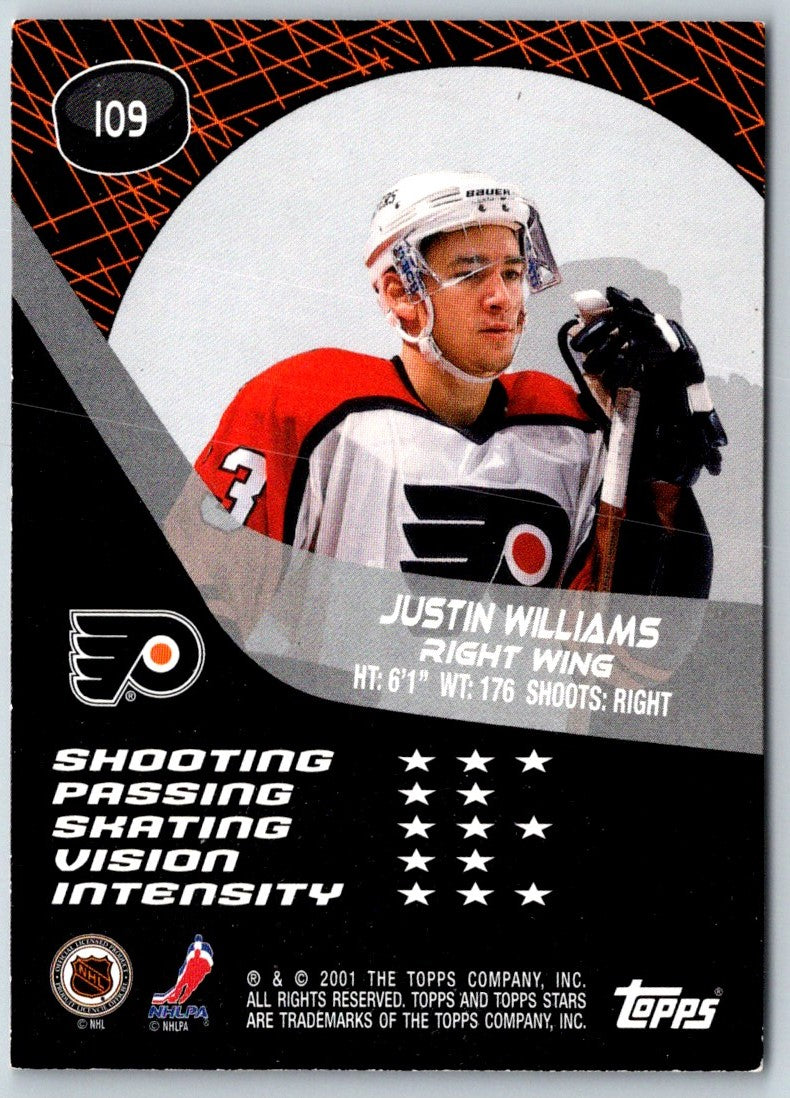 2000 Topps Stars Justin Williams