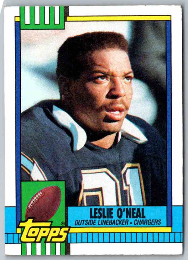 1990 Topps Leslie O'Neal #386
