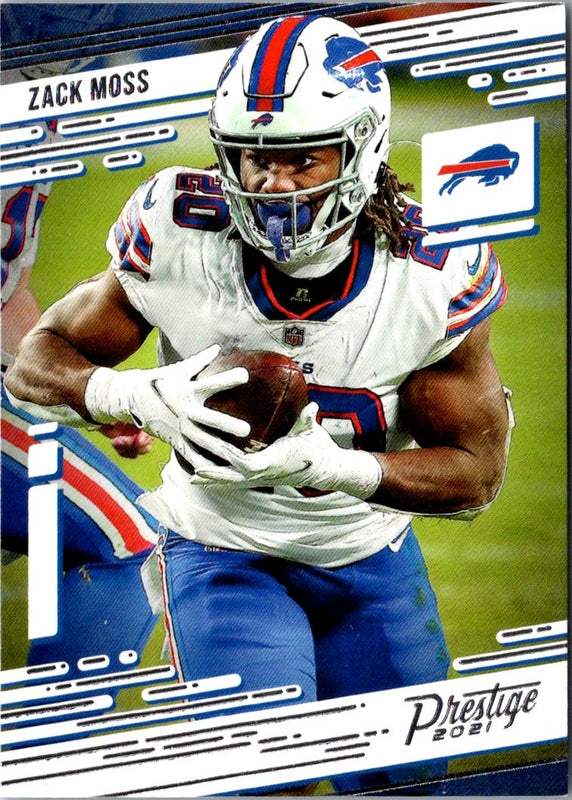 2021 Panini Prestige Zack Moss #17