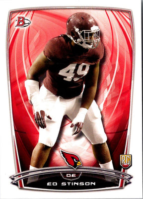 2014 Bowman Rookies Ed Stinson #15 Rookie