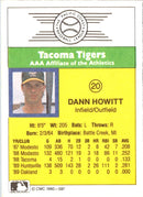 1990 CMC Tacoma Tigers Dann Howitt