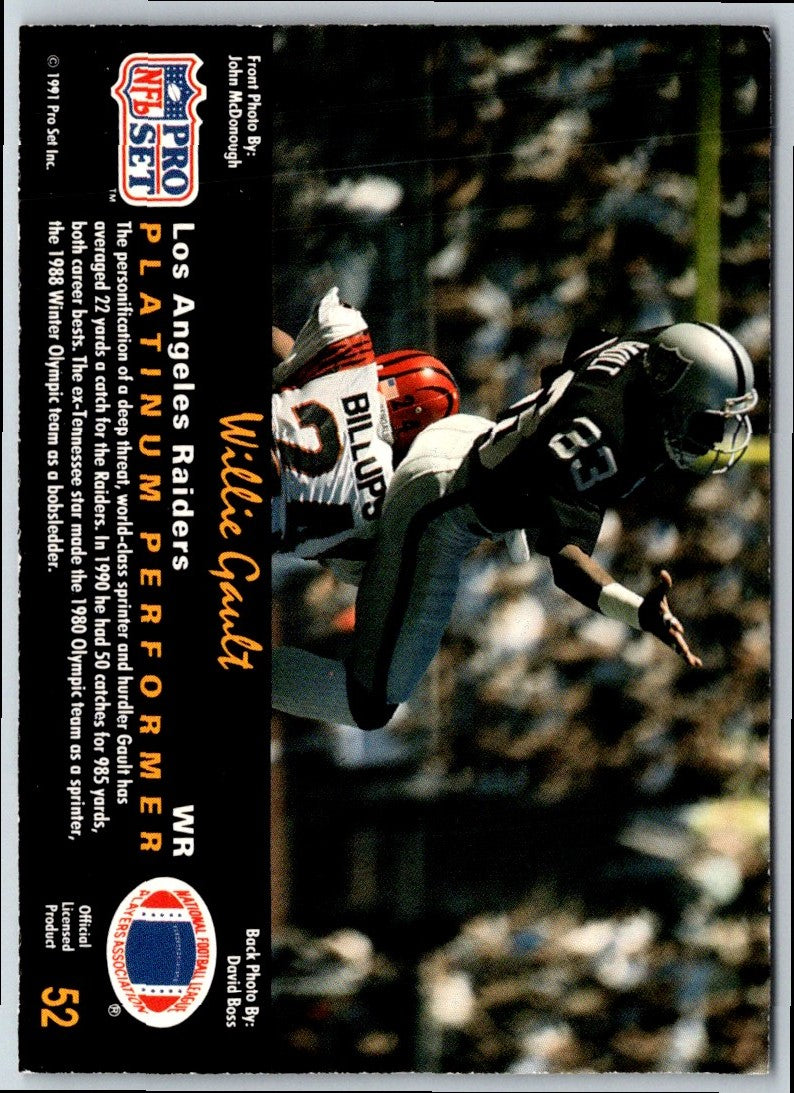 1991 Pro Set Platinum Willie Gault