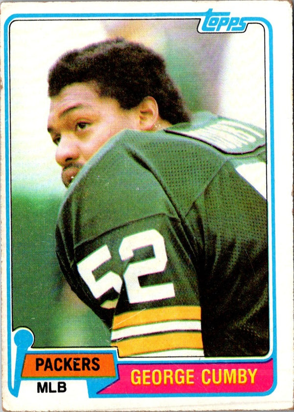 1981 Topps George Cumby #228 Rookie