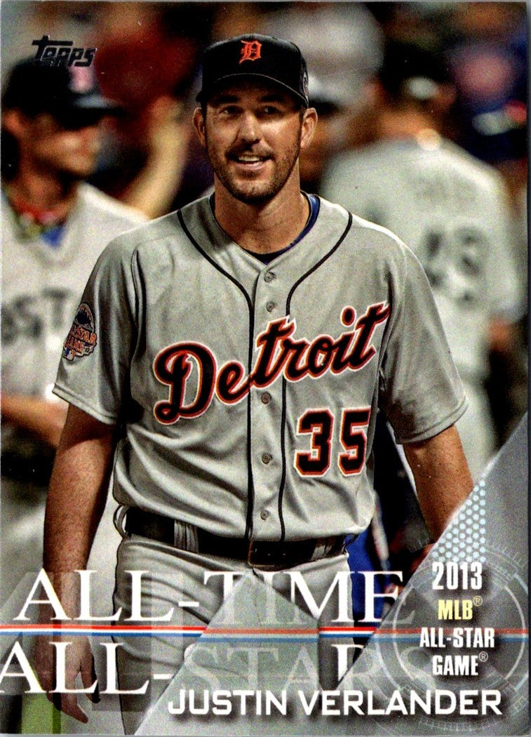 2017 Topps All-Time All-Stars Justin Verlander