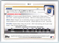 2020 Bowman Jackson Kowar #BD-2