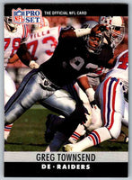 1990 Pro Set Greg Townsend #158
