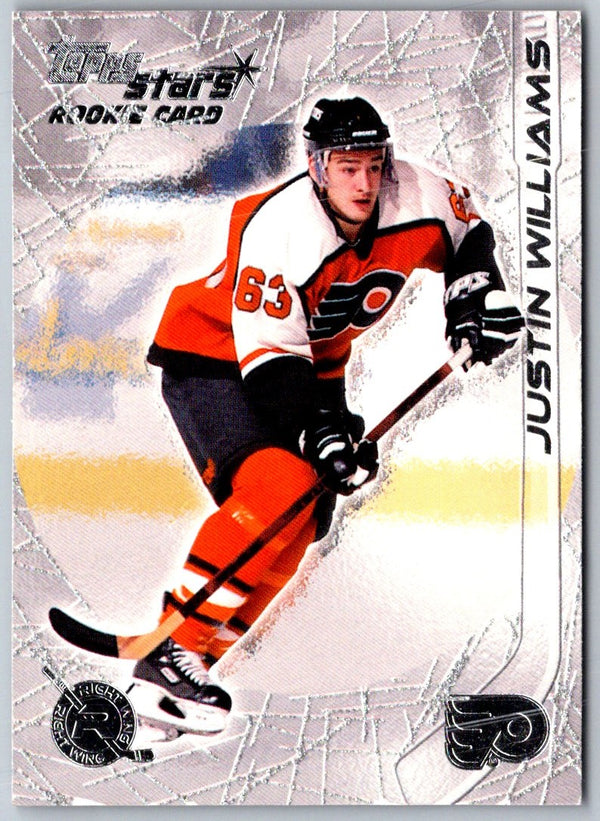 2000 Topps Stars Justin Williams #109 Rookie