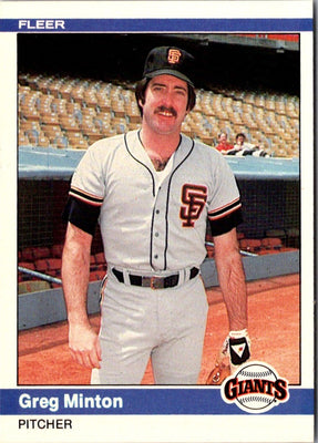1984 Fleer Greg Minton #383