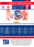 2011 Score Mario Manningham #194