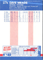 1987 Fleer Update Glossy Dave Meads #U-79