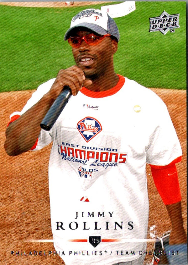 2008 Upper Deck Jimmy Rollins #770