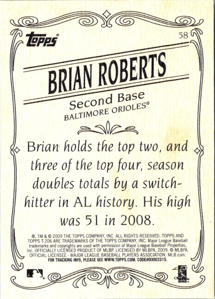 2009 Topps 206 Brian Roberts