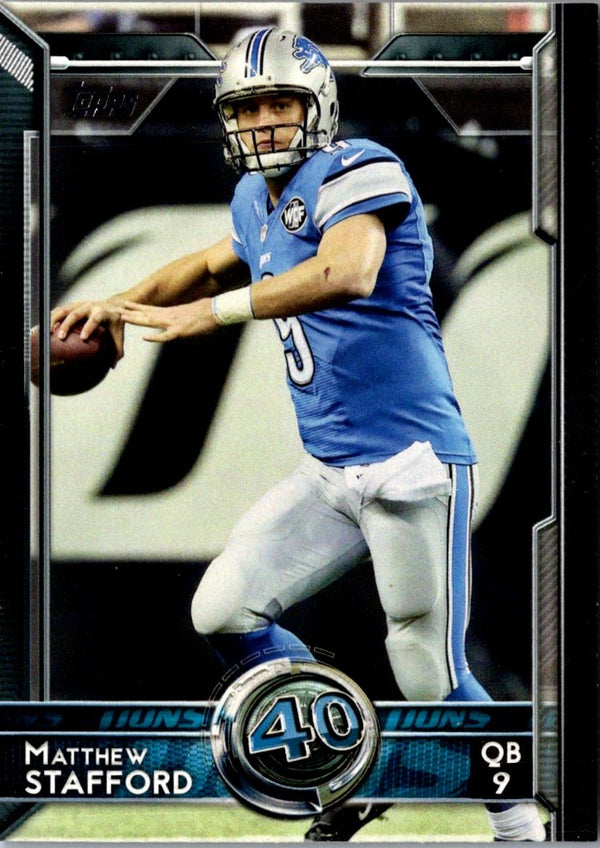 2015 Topps Matthew Stafford #335