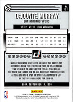 2018 Donruss Dejounte Murray #101