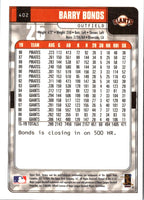 2001 Upper Deck Victory Barry Bonds #402
