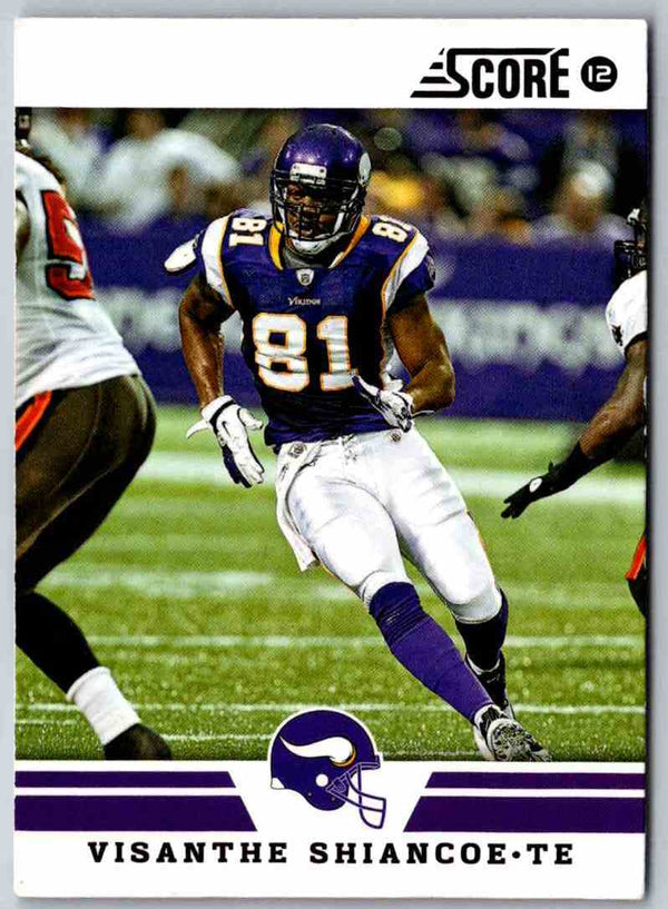 2012 Score Visanthe Shiancoe #141