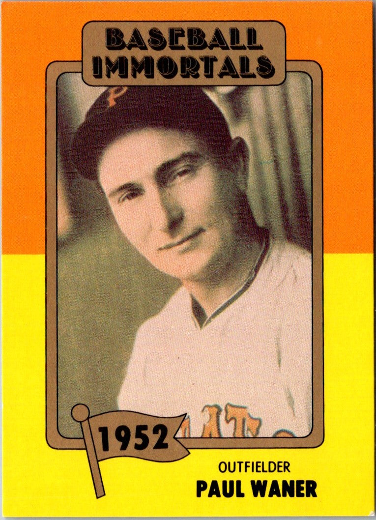 1980 SSPC HOF Paul Waner